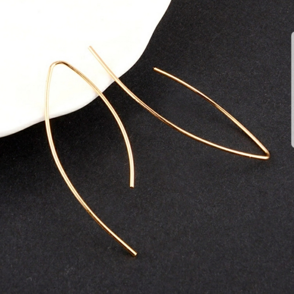 *Opal* Minimalist Earrings - Picture 3 of 3